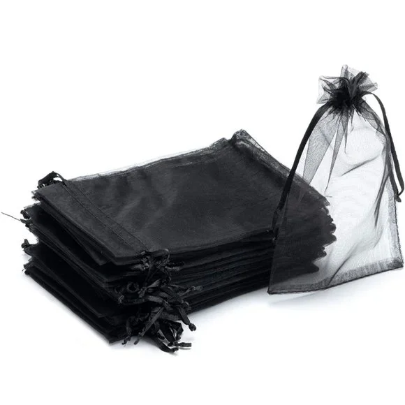 Office Black Drawstring Organza Bags X Poshmark